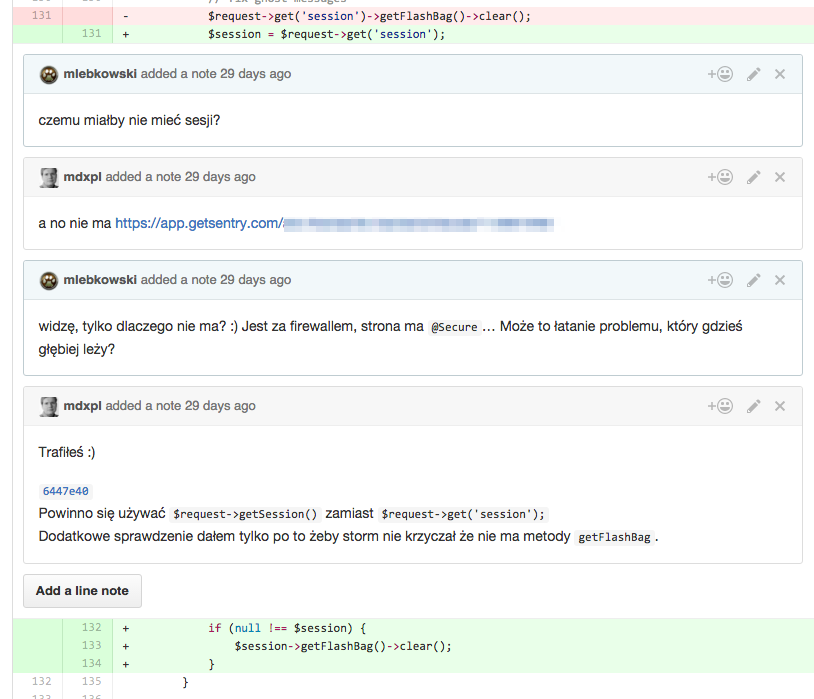 Code review i wymiana wiedzy zawsze merytoryczne